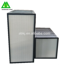 H13 aluminio marco 24x24 lavable mini pliegue hepa filtro